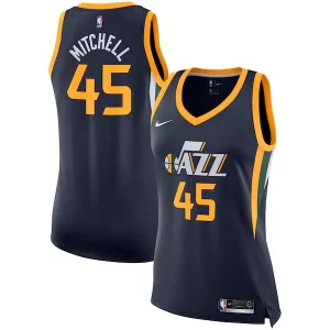 Accattivante Bellissimo Duraturo Donovan Mitchell Utah Jazz Nike Women's Swingman Jersey Icon Edition Navy