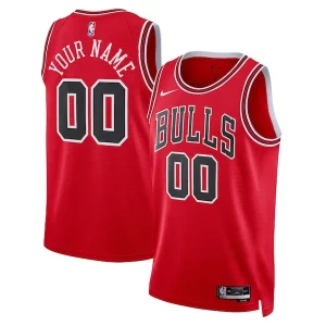 Accattivante Classico Gorgeous Chicago Bulls Nike Unisex Swingman Custom Jersey Red Icon Edition