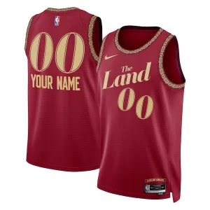 Accattivante Cleveland Cavaliers Nike Unisex 2023/24 Custom Swingman Jersey Wine City Edition