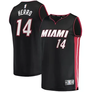 Accattivante Delizioso Tyler Herro Miami Heat Fast Break Replica Jersey Icon Edition Black