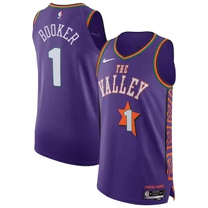 Accattivante Devin Booker Phoenix Suns Nike 2024/25 Authentic Player Jersey City Edition Purple