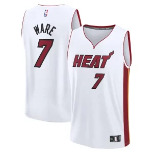 Delizioso Bellissimo Kel'el Ware Miami Heat Fast Break Replica Player Jersey Association Edition White