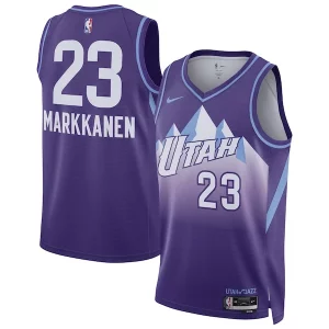 Accattivante Eccezionale Fascinante Lauri Markkanen Utah Jazz Nike Unisex 2024/25 Swingman Player Jersey City Edition Purple