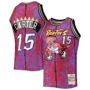 Accattivante Elegante Versatile Vince Carter Toronto Raptors Hardwood Classics 1998/99 Lunar New Year Swingman Jersey Purple