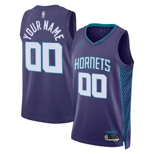 Accattivante Fascinante Elegante Charlotte Hornets Jordan Brand Unisex 2022/23 Swingman Custom Jersey Statement Edition Teal