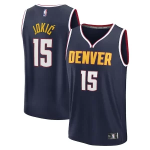 Accattivante Incantevole Attraente Nikola Jokic Denver Nuggets Youth Fast Break Replica Player Jersey Icon Edition Navy