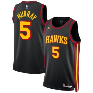 Accattivante Lussuoso Magnifico Dejounte Murray Atlanta Hawks Jordan Brand Unisex Swingman Jersey Statement Edition Black