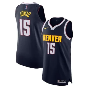 Accattivante Nikola Jokic Denver Nuggets Nike Authentic Jersey Icon Edition Navy