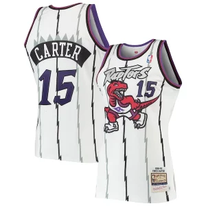 Accattivante Pratico Vince Carter Toronto Raptors 1998/99 Hardwood Classics Authentic Jersey White