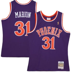 Accattivante Shawn Marion Phoenix Suns 2001/02 Hardwood Classics Swingman Jersey Purple
