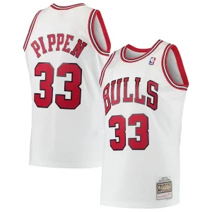 Attraente Bellissimo Scottie Pippen Chicago Bulls Hardwood Classics Swingman Jersey White/Black