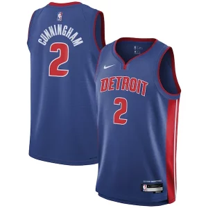Attraente Cade Cunningham Detroit Pistons Nike Youth Swingman Jersey Icon Edition Blue