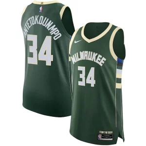 Attraente Duraturo Meraviglioso Giannis Antetokounmpo Milwaukee Bucks Nike Authentic Jersey Association Edition Hunter Green