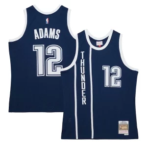 Carino Steven Adams Oklahoma City Thunder Hardwood Classics Swingman Jersey Navy