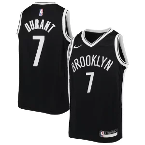 Attraente Kevin Durant Brooklyn Nets Nike Youth Swingman Jersey Icon Edition Black