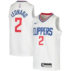 Attraente Robusto Kawhi Leonard LA Clippers Nike Youth 2020/21 Swingman Jersey Association Edition White/Royal