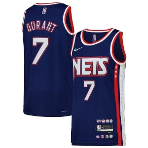 Attraente Robusto Kevin Durant Brooklyn Nets Nike Swingman Player Jersey City Edition Blue/Gray