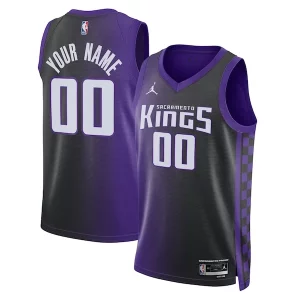 Attraente Sacramento Kings Jordan Brand Unisex Swingman Custom Jersey Statement Edition Purple