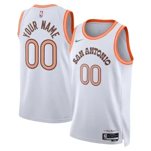 Attraente San Antonio Spurs Nike Unisex 2023/24 Custom Swingman Jersey White City Edition