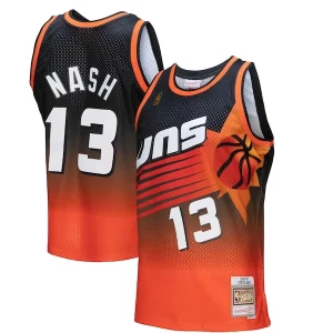 Attraente Steve Nash Phoenix Suns 1996/97 Hardwood Classics Fadeaway Swingman Player Jersey Orange/Black