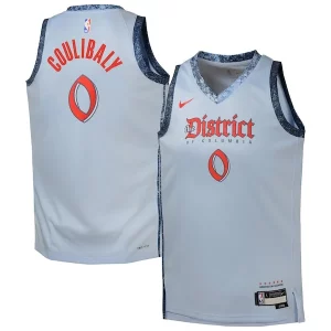 Attraente Stupendo Cool Bilal Coulibaly Washington Wizards Nike Youth 2024/25 Swingman Player Jersey City Edition Light Blue