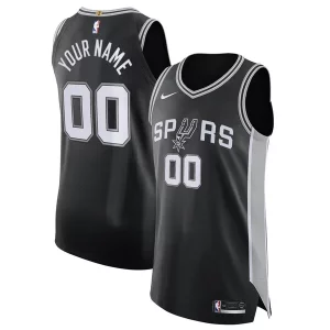 Attraente Versatile San Antonio Spurs Nike Authentic Custom Jersey Black Icon Edition