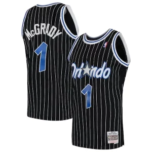 Bellissimo Classico Prestigioso Tracy McGrady Orlando Magic Hardwood Classics Swingman Jersey Black/Blue