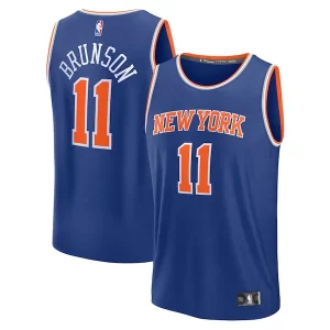 Stupendo Classico Jalen Brunson New York Knicks Fast Break Replica Player Jersey Icon Edition Blue