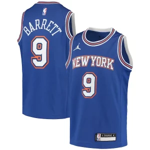 Bellissimo Fantastico Pratico RJ Barrett New York Knicks Jordan Brand Youth 2020/21 Swingman Player Jersey Statement Edition Blue