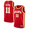 Bellissimo Fantastico Trae Young Atlanta Hawks Nike Youth Swingman Jersey Icon Edition Red