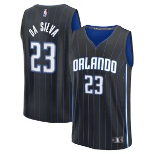 Carino Robusto Tristan da Silva Orlando Magic Youth 2024 NBA Draft Fast Break Player Jersey Icon Edition Black
