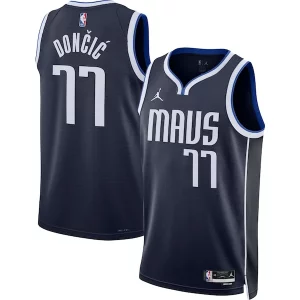 Bellissimo Luka Dončić Dallas Mavericks Jordan Brand Unisex Swingman Jersey Statement Edition Navy