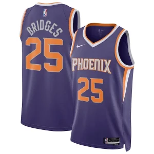 Bellissimo Magnifico Mikal Bridges Phoenix Suns Nike Unisex Swingman Jersey Icon Edition Purple/White
