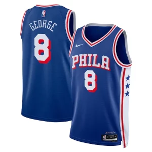 Bellissimo Pratico Paul George Philadelphia 76ers Nike Unisex 2024 Offseason Addition Nike Swingman Jersey Royal