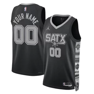 Bellissimo San Antonio Spurs Jordan Brand Unisex 2022/23 Swingman Custom Jersey Statement Edition Black
