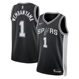 Bellissimo Stupendo Victor Wembanyama San Antonio Spurs Nike Unisex 2023 NBA Draft First Round Pick Swingman Jersey Icon Edition Black