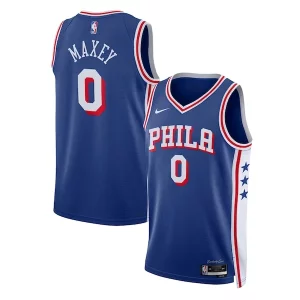 Bellissimo Tyrese Maxey Philadelphia 76ers Nike Unisex Swingman Jersey Icon Edition Royal