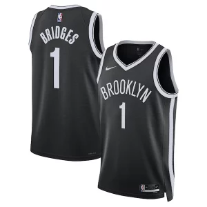Carino Comodo Incantevole Mikal Bridges Brooklyn Nets Nike Unisex Swingman Jersey Icon Edition Black