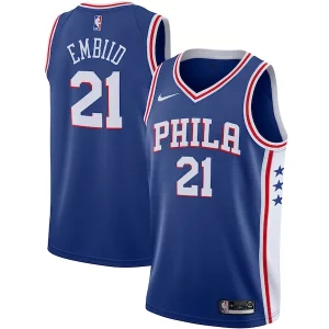 Carino Duraturo Elegante Joel Embiid Philadelphia 76ers Nike 2019/2020 Swingman Jersey Icon Edition Royal