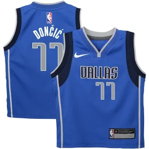 Carino Elegante Luka Dončić Dallas Mavericks Nike Preschool Swingman Player Jersey Icon Edition Blue