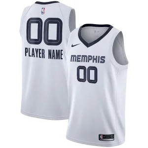 Carino Incantevole Memphis Grizzlies Nike 2020/21 Swingman Custom Jersey Association Edition White