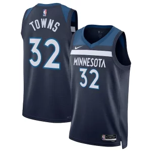 Carino Pratico Karl Anthony Towns Minnesota Timberwolves Nike Unisex Swingman Jersey Icon Edition Navy