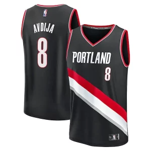 Carino Prestigioso Deni Avdija Portland Trail Blazers Fast Break Replica Player Jersey Icon Edition Black