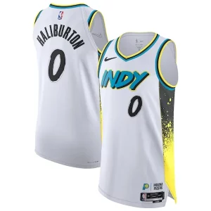Carino Sofisticato Tyrese Haliburton Indiana Pacers Nike 2024/25 Authentic Player Jersey City Edition White