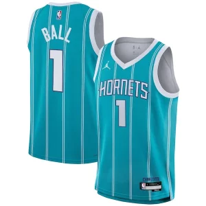 Classico Attraente Gorgeous LaMelo Ball Charlotte Hornets Nike Youth Swingman Jersey Icon Edition Teal