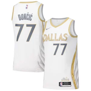 Classico Dallas Mavericks Nike Swingman Player Jersey City Edition White
