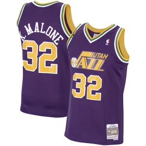 Classico Duraturo Karl Malone Utah Jazz 1991/92 Hardwood Classics Swingman Jersey Purple