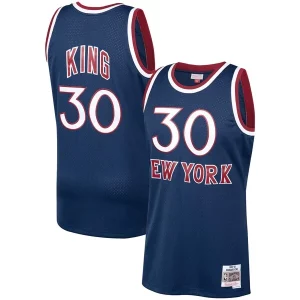 Classico Fantastico Delizioso Bernard King New York Knicks 1982/83 Hardwood Classics Swingman Jersey Navy