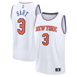 Classico Josh Hart New York Knicks Fast Break Replica Player Jersey Association Edition White