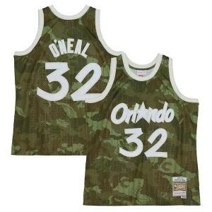 Classico Shaquille O'Neal Orlando Magic Hardwood Classics 1994/95 Ghost Green Swingman Jersey Camo